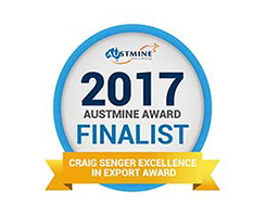 2021 Austmine Award Finalist (Craig Senger Excellence in Export)
